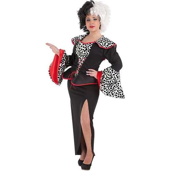 DISFRAZ ADULTO CRUELA TALLA L image 0