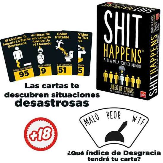 JUEGO DE CARTAS SHIT HAPPENS. A TI A MI. A TODO EL MUNDO. image 5