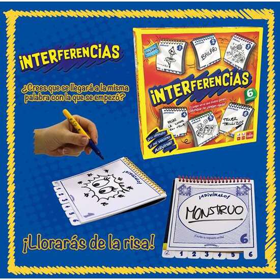 JUEGO INTERFERENCIAS 6 JUGADORES . LLORARAS DE RISA! image 0