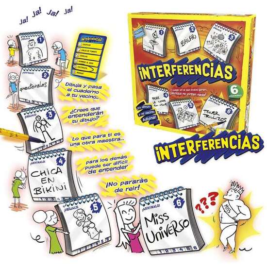 JUEGO INTERFERENCIAS 6 JUGADORES . LLORARAS DE RISA! image 4