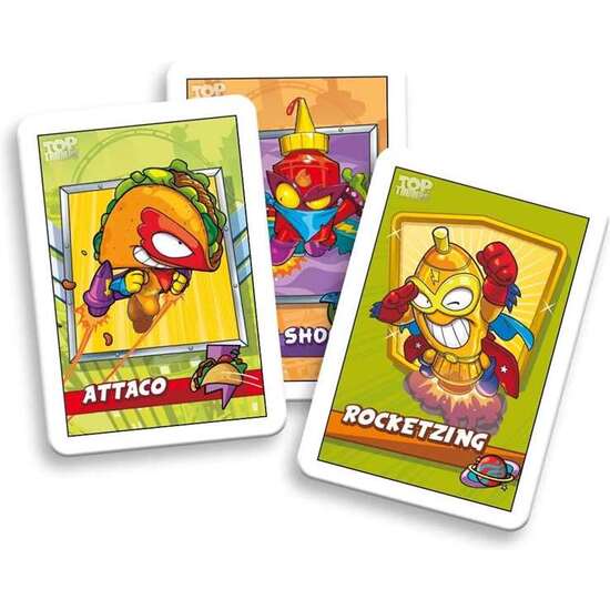 JUEGO TOP TRUMPS MATCH SUPERZINGS ¡CONSIGUE 5 PERSONAJES EN RAYA! image 2