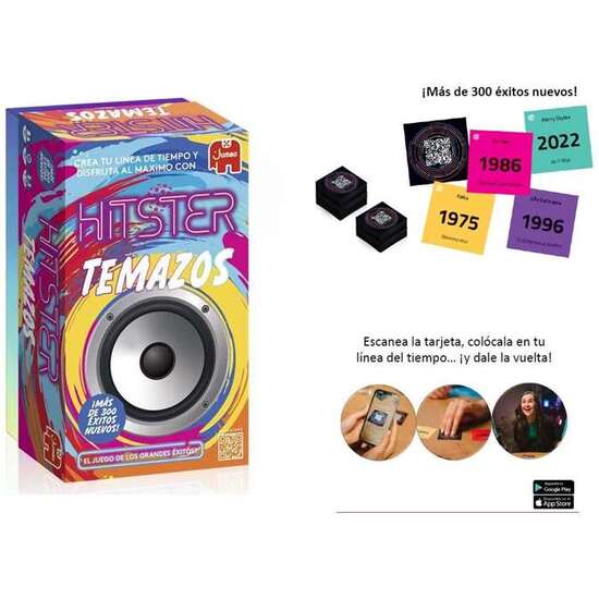 JUEGO HITSTER TEMAZOS ¡EL JUEGO DE LOS GRANDES EXITOS MUSICALES! image 1