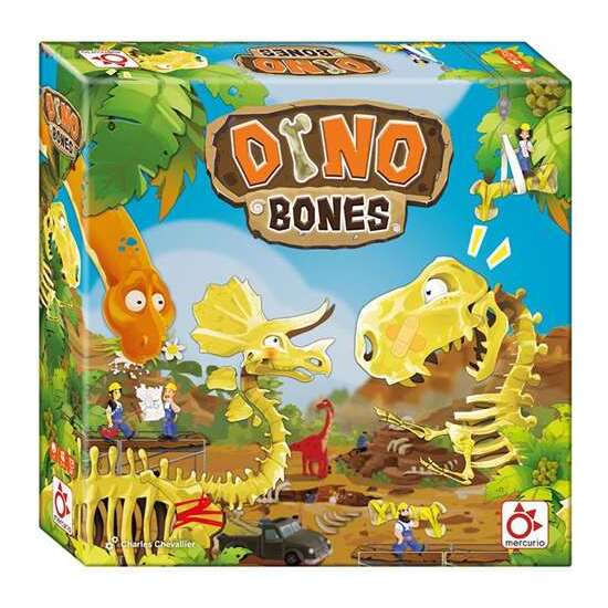 JUEGO DINO BONES. UNE LOS FÓSILES DE LA CABEZA, COLA Y PATAS PARA RESTAURARLOS image 0