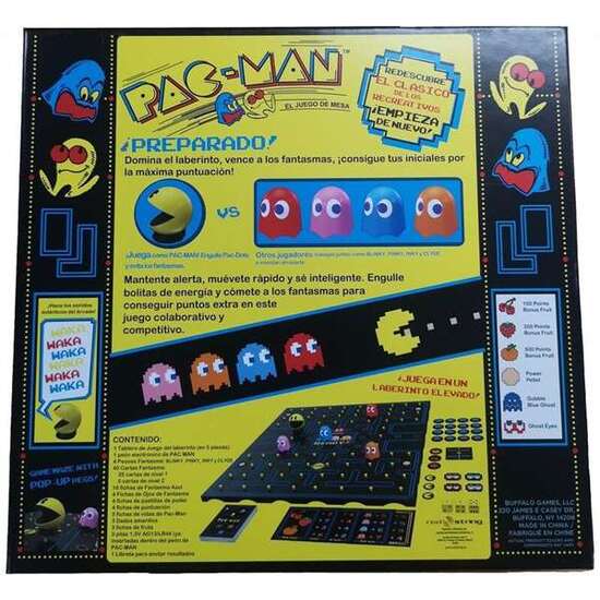 JUEGO DE MESA PAC-MAN. ENGULLE BOLITAS DE ENERGIA Y COMETE A LOS FANTASMAS. image 1