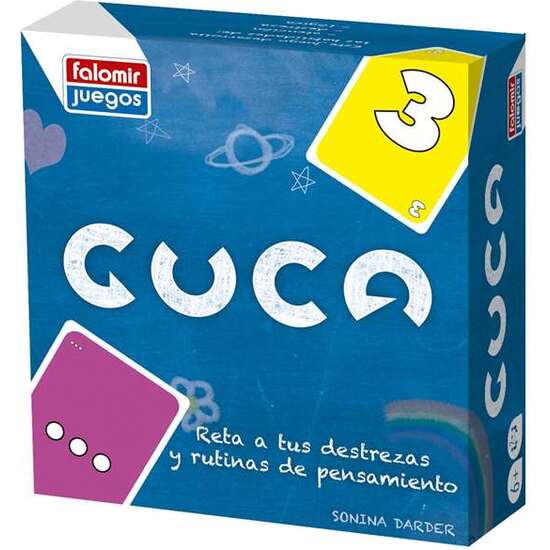 JUEGO GUCA 3. SÉ EL PRIMERO EN SACAR TUS CARTAS FORMANDO TRÍOS, ESCLERA O RELACIONES LÓGICAS image 0