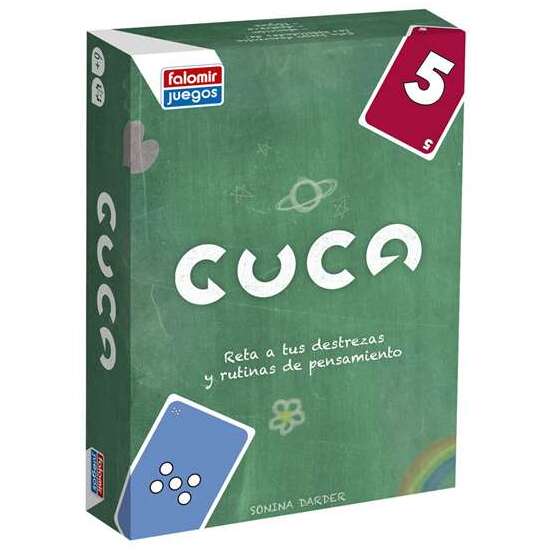 JUEGO GUCA 5. SÉ EL PRIMERO EN SACAR TUS CARTAS FORMANDO TRÍOS, ESCLERA O RELACIONES LÓGICAS image 0