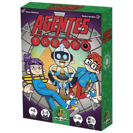 JUEGO AGENTES DEL TIEMPO ¡DIVERTIDO JUEGO DE CARTAS! image 0