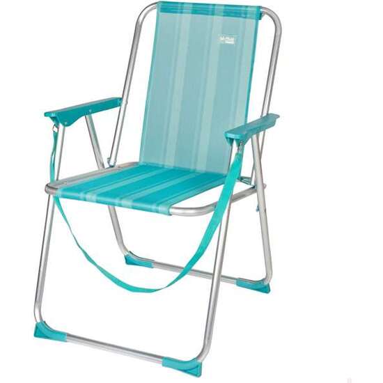 SILLA PLAYA ALUMINIO PLEGABLE FIJA MEDITERRAN 53X44X76 CM image 3