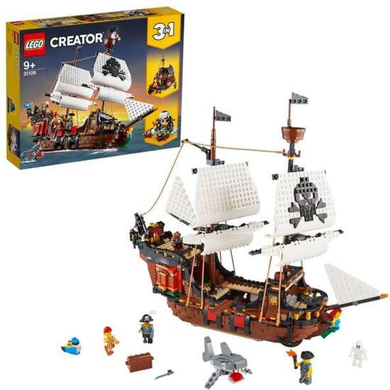 JUEGO DE CONSTRUCCION GALEON TABERNA PIRATA LEGO CREATOR image 0