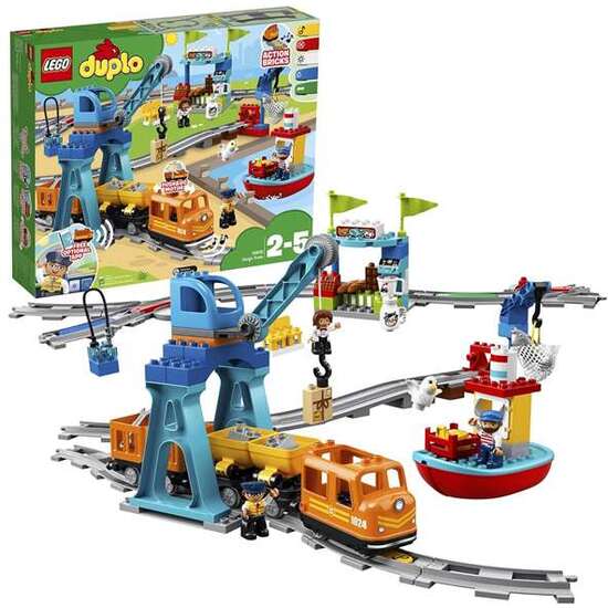 JUEGO DE CONSTRUCCION TREN DE MERCANCÍAS LEGO DUPLO image 0