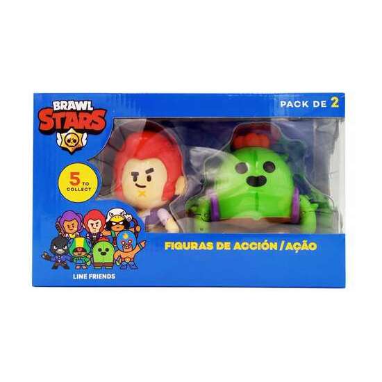 FIGURA DE ACCIÓN BRAWL STARSPACK 2  EN CAJA 14 CM - MODELOS SURTIDOS image 0