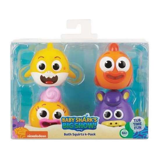 FIGURA DE BAÑO BABY SHARK. SET 4 FIGURAS. 16,51 X 12,19 X 8,89 CM image 4