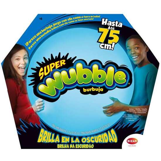 BURBUJA SUPER WUBBLE BRILLA EN LA OSCURIDAD .RESISTENTE Y NO NECESITA HINCHADOR.75 CM image 0