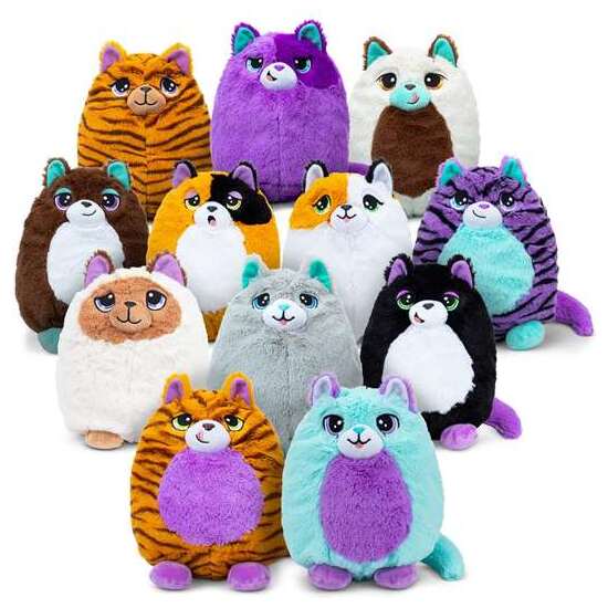 PELUCHE GATOS MIMIMIAU 24 CM TIRA Y WOW LES ENCANTA METERSE EN TODOS LOS AGUJEROS. image 0