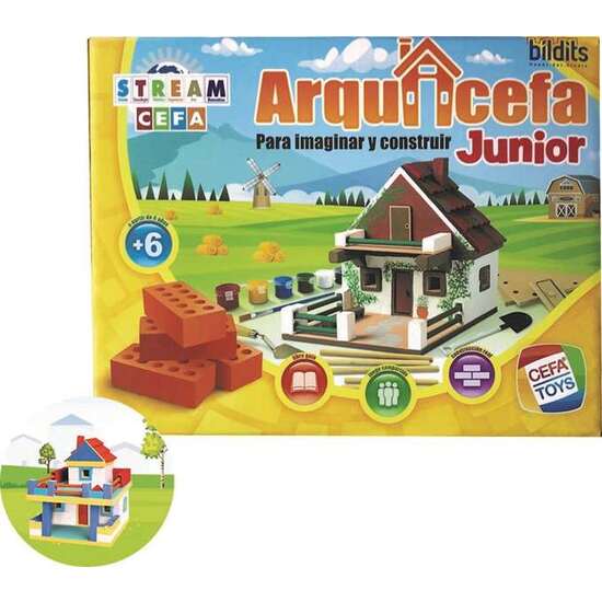 JUEGO ARQUICEFA JUNIOR. CONSTRUYE A PARTIR DE TU IMAGINACIÓN. image 0