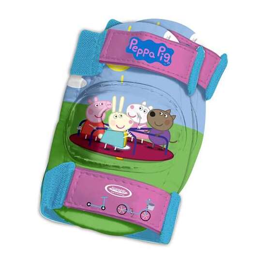 CASCO (52/56 CM) CON PROTECCIONES EN MOCHILA PEPPA PIG image 2