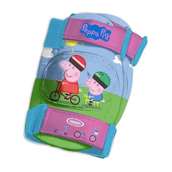 CASCO (52/56 CM) CON PROTECCIONES EN MOCHILA PEPPA PIG image 4