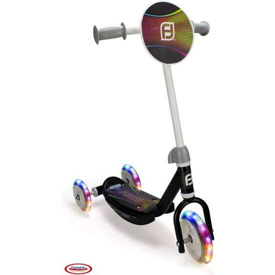 PATINETE 3 RUEDAS FUNBEE CON LUZ LED MANILLAR AJUSTABLE DE 59 A 64 CM image 0