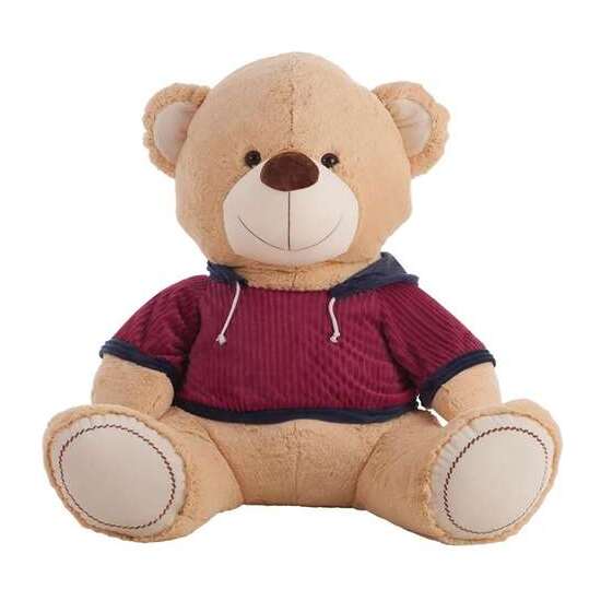 PELUCHE OSO SUDADERA SPORT 80 CM image 0