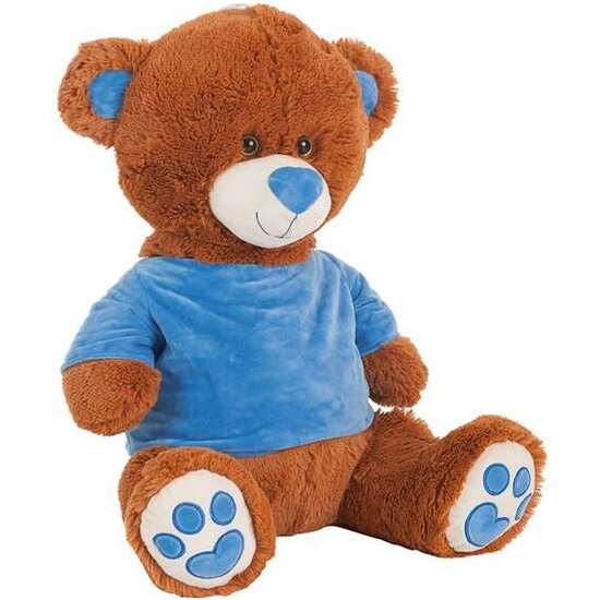 OSO CAMISETA TERCIOPELO ROSA/AZUL SURT. 50 CM image 2