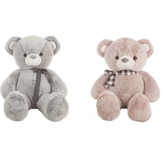 PELUCHE OSO SUAVI 2 COLORES GRIS Y ROSA 145 CM image 0