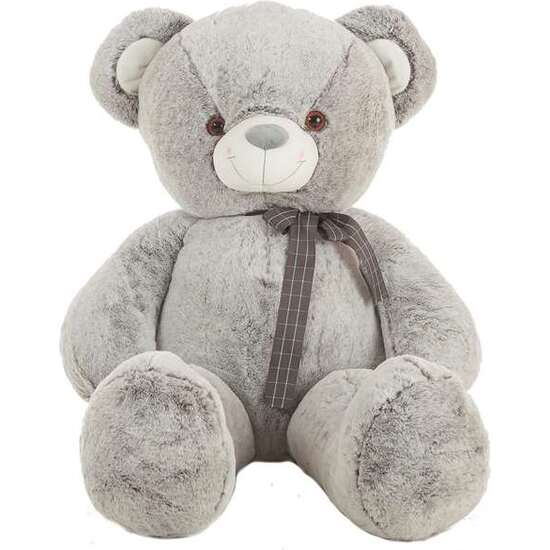 PELUCHE OSO SUAVI 2 COLORES GRIS Y ROSA 145 CM image 1