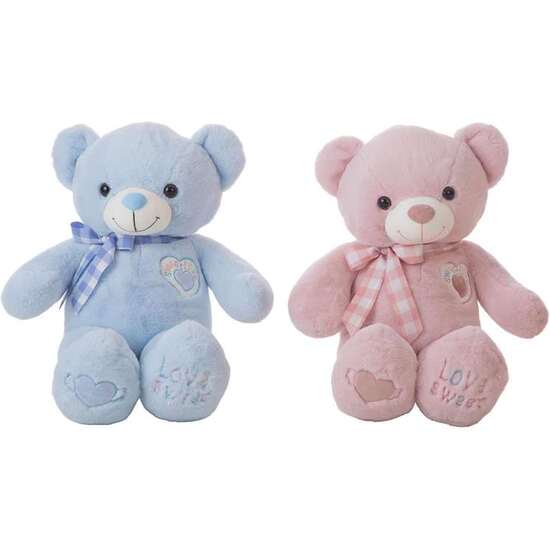 PELUCHE OSO ANGELITO 75 CM 4 COL- ROSA, ROSA MAQUILLAJE, AZUL, BEIG image 0