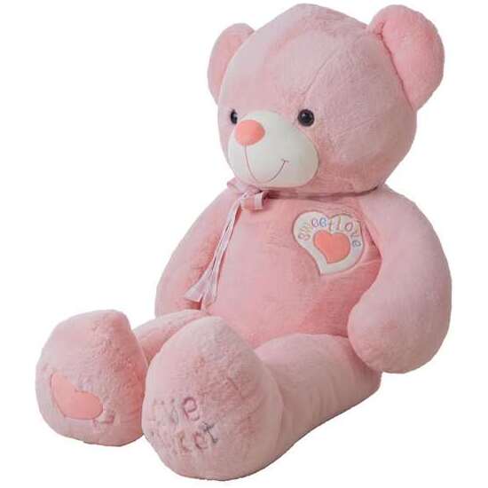 PELUCHE OSO ANGELITO 100 CM 4 COL- ROSA, ROSA MAQUILLAJE, AZUL, BEIG image 0