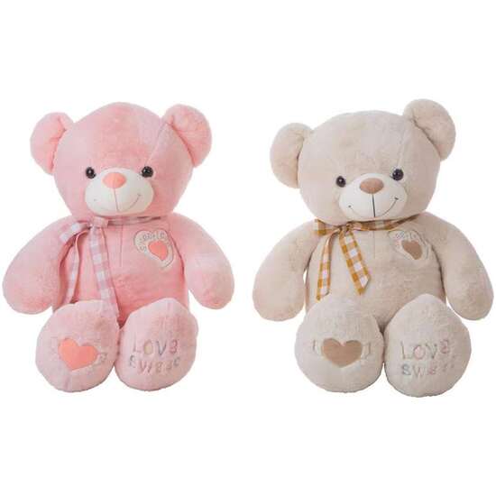 PELUCHE OSO ANGELITO 100 CM 4 COL- ROSA, ROSA MAQUILLAJE, AZUL, BEIG image 1