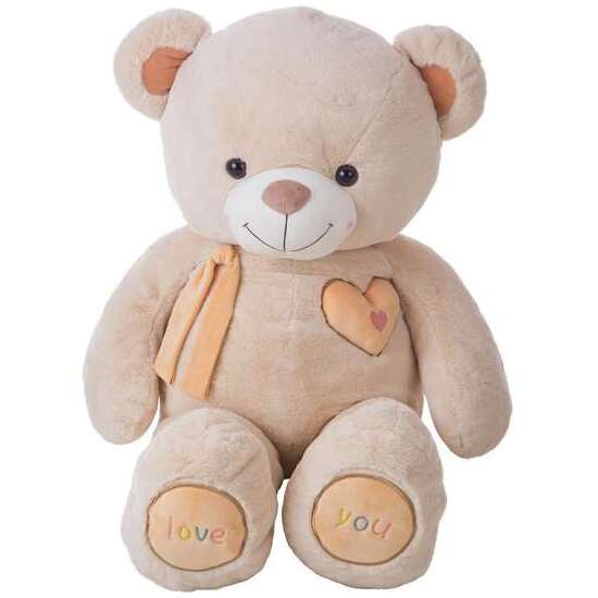 PELUCHE OSO VALENTIN BEIG 115 CM image 0