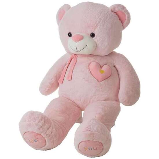 PELUCHE OSO VALENTIN ROSA 75 CM image 0