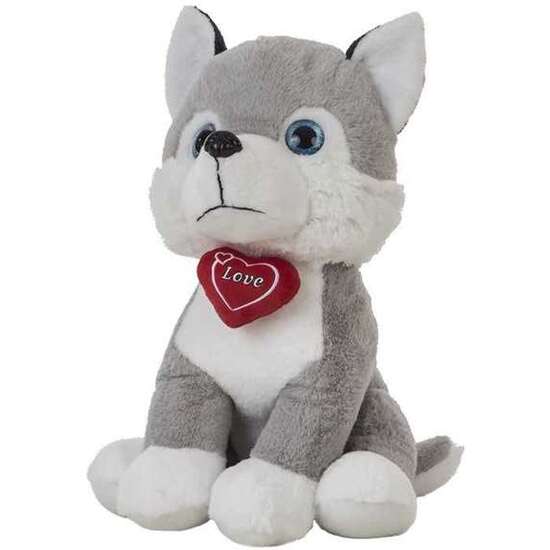 PELUCHE HUSKY CORAZÓN 48 CM image 0