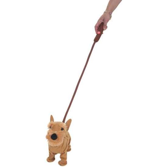 PERRO SALE DE PASEO 26 CM, ANDA Y LADRA (CON PILAS) image 0