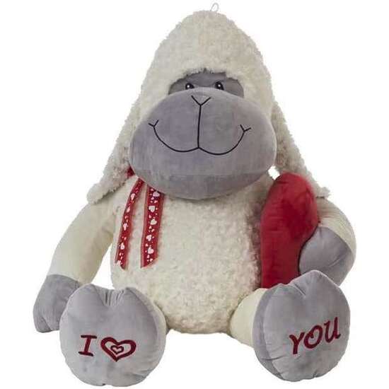 PELUCHE OVEJA AMOUR CON CORAZÓN 38 CM image 0