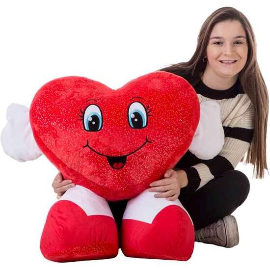 PELUCHE CORAZÓN ZAPATÓN 58 CM image 1