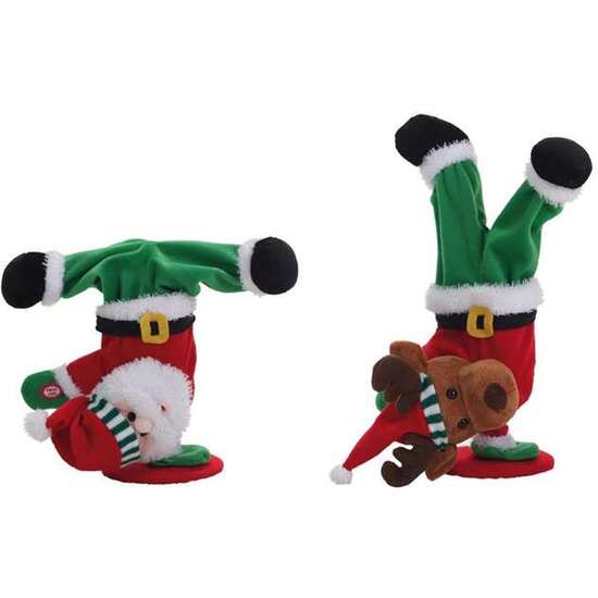 RENO-PAPA NOEL RAP 35CM-PILAS image 0