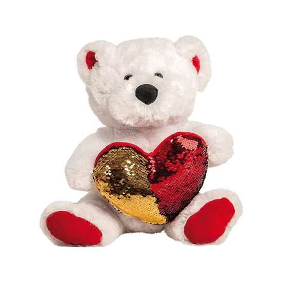 OSO CORAZON LENTELUELAS 32 CM 2COL. image 0