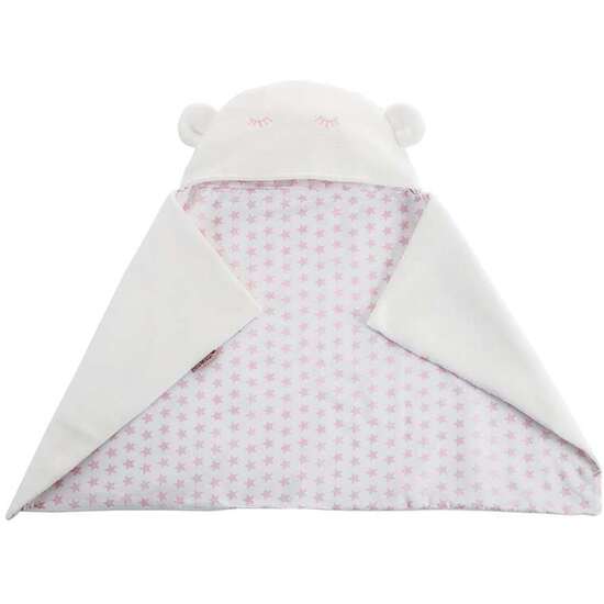 MANTA CAPUCHA REVERSIBLE UNICORNIO 90 X 66 CM image 0