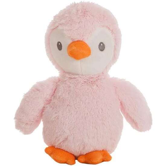 PINGÜINO 22 CM ROSA + MANTA CORAL 90X75 CM image 0