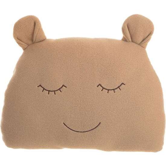 COJÍN/PARACHOQUES CUNA OSO POLAR MARRÓN 35 X 29 CM image 0