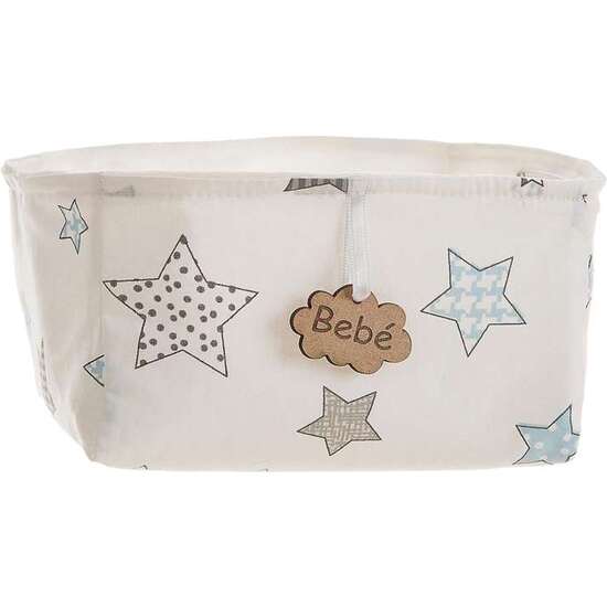 CESTA PEQUEÑA MULTI ESTRELLAS 18 X 15 X 10,5 CM image 0