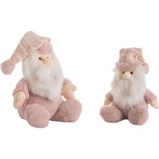 PELUCHE PAPA NOEL ROSA 28 CM image 0