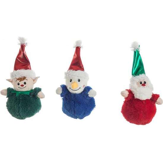 PELUCHES BOLA PLASTICO X´MAS 14CM 6 SURTIDOS - MODELOS SURTIDOS image 1