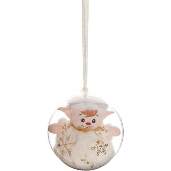 PELUCHES BOLA PLASTICO X´MAS ORO 14CM 6 SURTIDOS - MODELOS SURTIDOS image 2