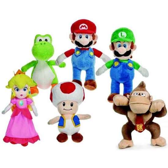 PELUCHE SUPER MARIO 22CM - MODELOS SURTIDOS image 0