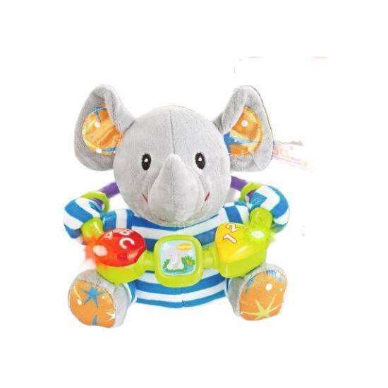 PELUCHE MUSICAL ELEFANTE 35 CM image 0