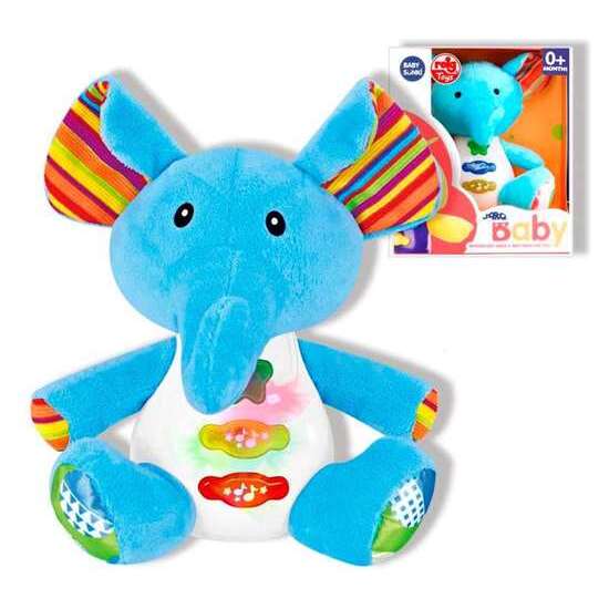 PELUCHE MUSICAL ELEFANTE 15 CM image 0