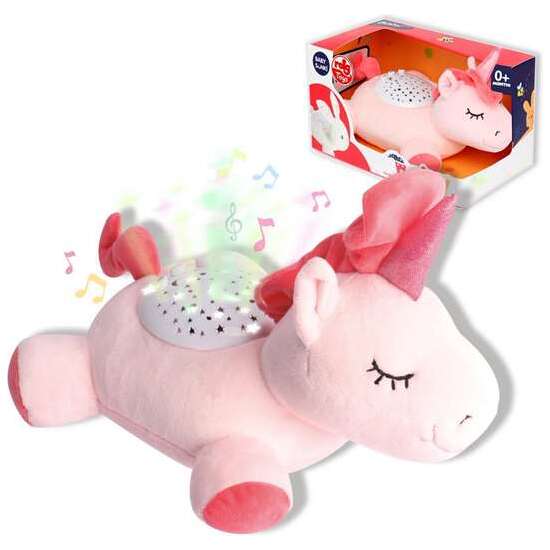 PROYECTOR PELUCHE UNICORNIO 25CM image 0