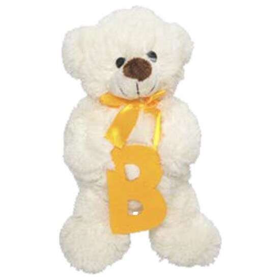 PELUCHE OSITO LETRA B 23CM. image 0