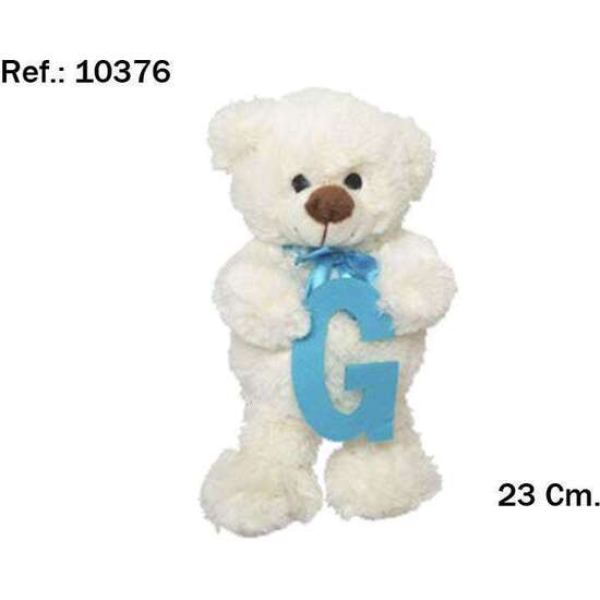 PELUCHE OSITO LETRA G 23CM. image 1